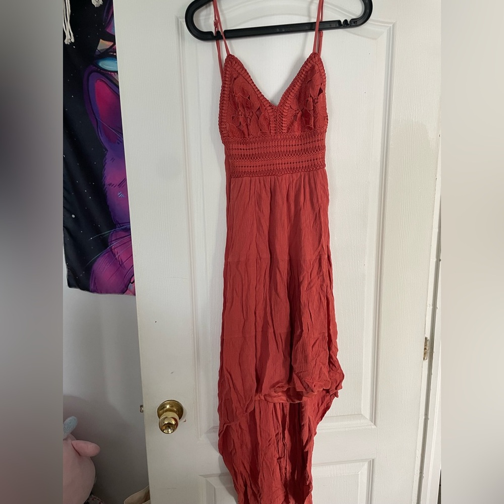 NWOT Streetwear Society Terracotta High Low Dress